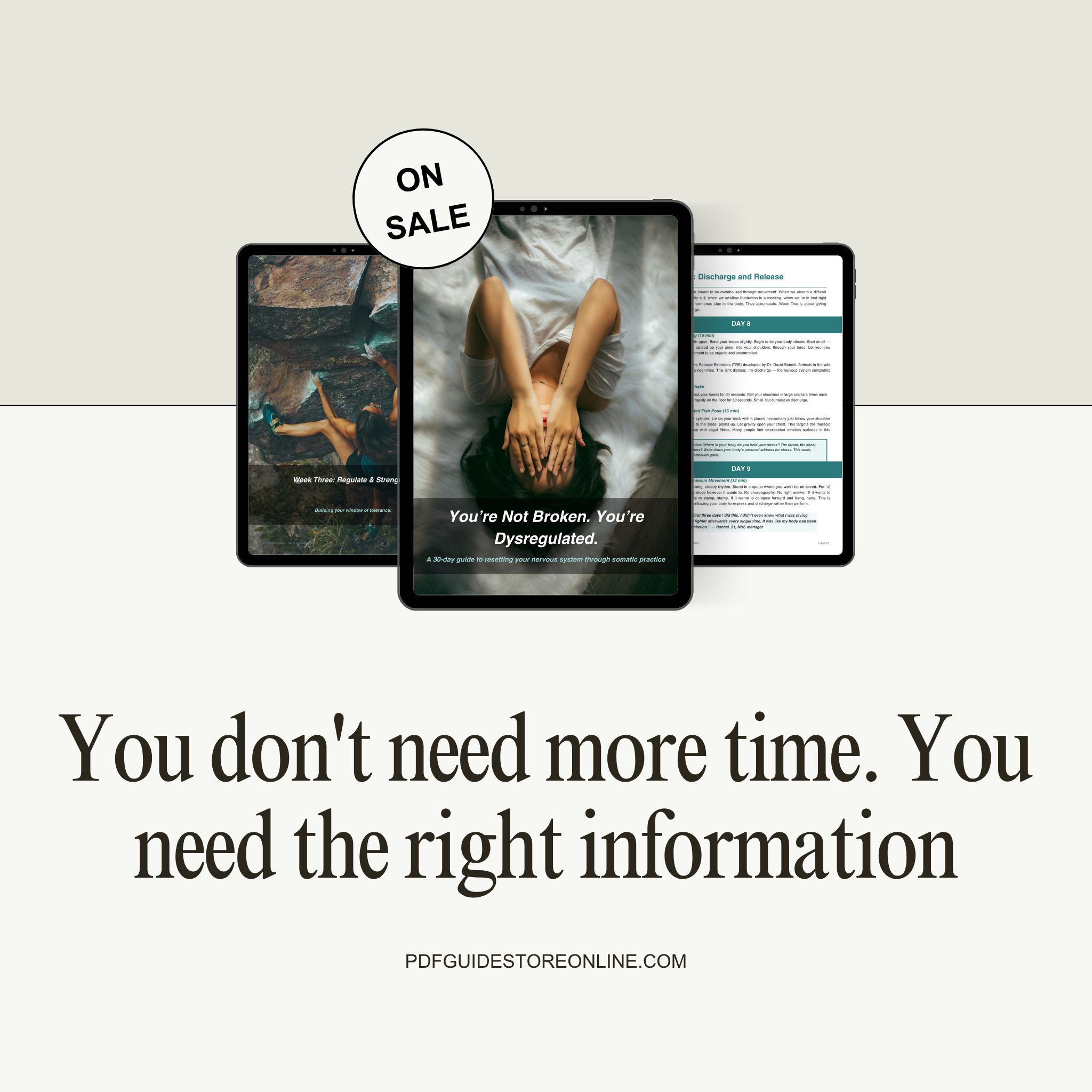 You're Not Broken. You're Dysregulated.
