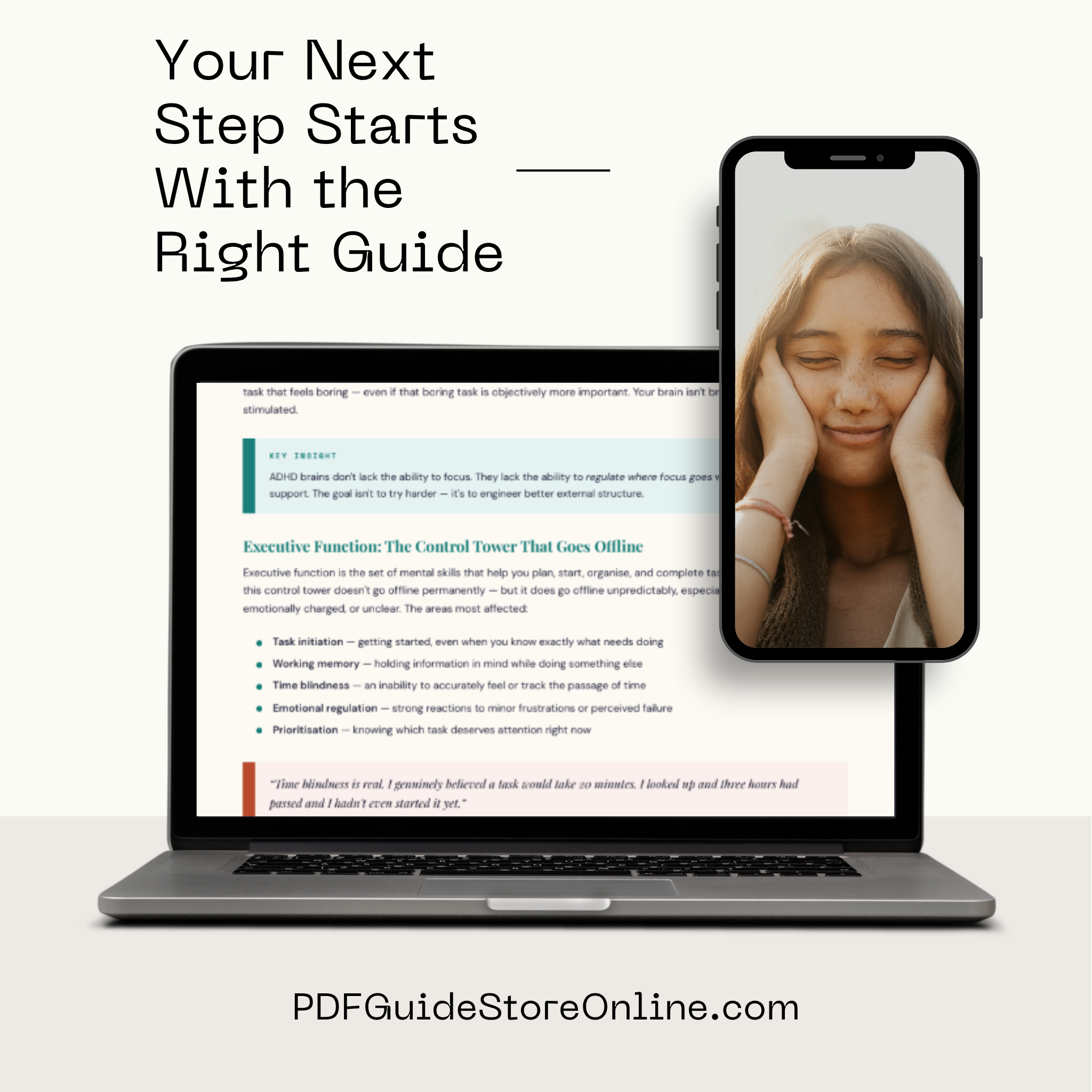ADHD Productivity Guide for Adults | Hustle Culture Was Never Built for You — Dopamine-Smart PDF